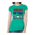 thumbnail image 1 of Womens Made in USA Short-Sleeve T-Shirt - Kelly - 2X-Large, 1 of 1