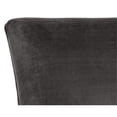 thumbnail image 2 of Maklaine 18.5" Transitional Fabric Dining Chair in Gray (Set of 2), 2 of 7