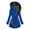 Blue, variant on JURANMO Plus Size Quilted Jacket for Women Slim Down Jackets Fleece Lined Warm Winter Coat with Hood Deals of the Day Yellow XXXXXL