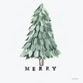 thumbnail image 2 of April Chavez 4x14 White Modern Wood Framed Wall Art Titled - Merry, 2 of 5