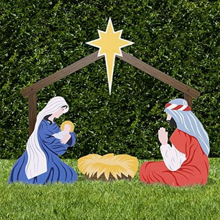 Outdoor Nativity Store Classic Outdoor Nativity Set - Holy Family Yard