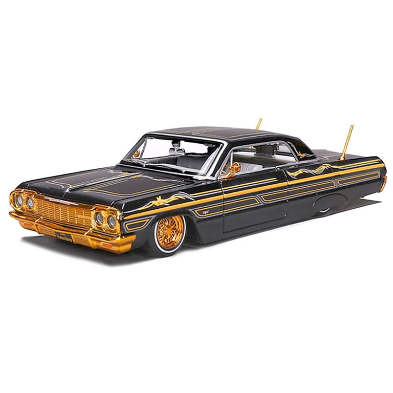 1964 Chevrolet Impala SS Lowrider Black Metallic with Gold