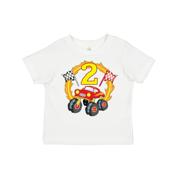 Inktastic Monster Truck 2nd Birthday Boys or Girls Toddler T-Shirt