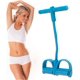 thumbnail image 1 of 2 pieces Sit-ups Strength Trainer,4-Tube Elastic Pull Rope Abdominal Exerciser with Foot Pedal Fitness Stretching Slimming Training Yoga blue, 1 of 5