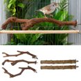 thumbnail image 1 of BotaniNest 5PCS Bird Stand Natural Wooden Parrot Stand Grinding Fork Chewing Stick Exercise Training Branches For Small Medium Birds Please Differences In Each Batch Of Products, 1 of 7