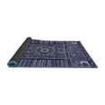 thumbnail image 2 of Ahgly Company Indoor Square Abstract Blue Modern Area Rugs, 6' Square, 2 of 4