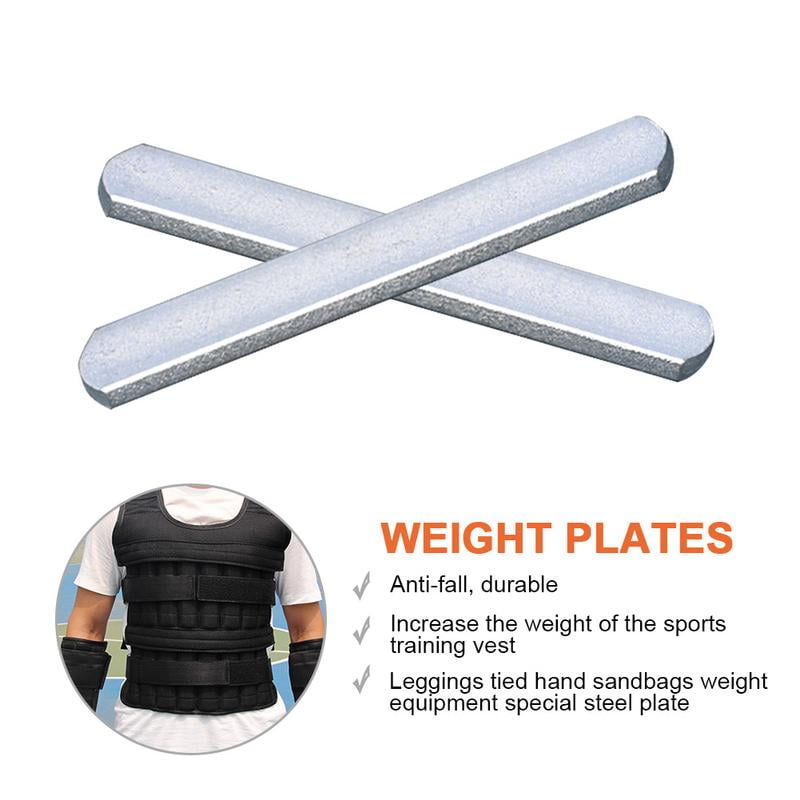Weight plates Running Vest Thin Steel for Adjustable Weighted Training