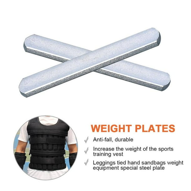 Weight plates Running Vest Thin Steel for Adjustable Weighted Training