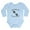 Sky Blue, variant on CafePress - Lifting Is In My Blood Body Suit - Long Sleeve Cotton Baby Bodysuit