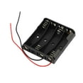 thumbnail image 3 of Methold Caja de almacenamiento de batería de plástico, soporte de caja para pilas AAA 4x con línea de Cable Teléfono y Comunicación, 3 of 6