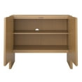 thumbnail image 5 of Nathan James Jacala Mid Century Modern Entryway Storage Cabinet with Doors, Living Room Accent Cabinet with Wood Frame, Raw Oak, 5 of 6