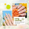 thumbnail image 4 of Set de esmaltes de uñas en gel Beetles Yellow Coral Green Glitter, 4 of 6