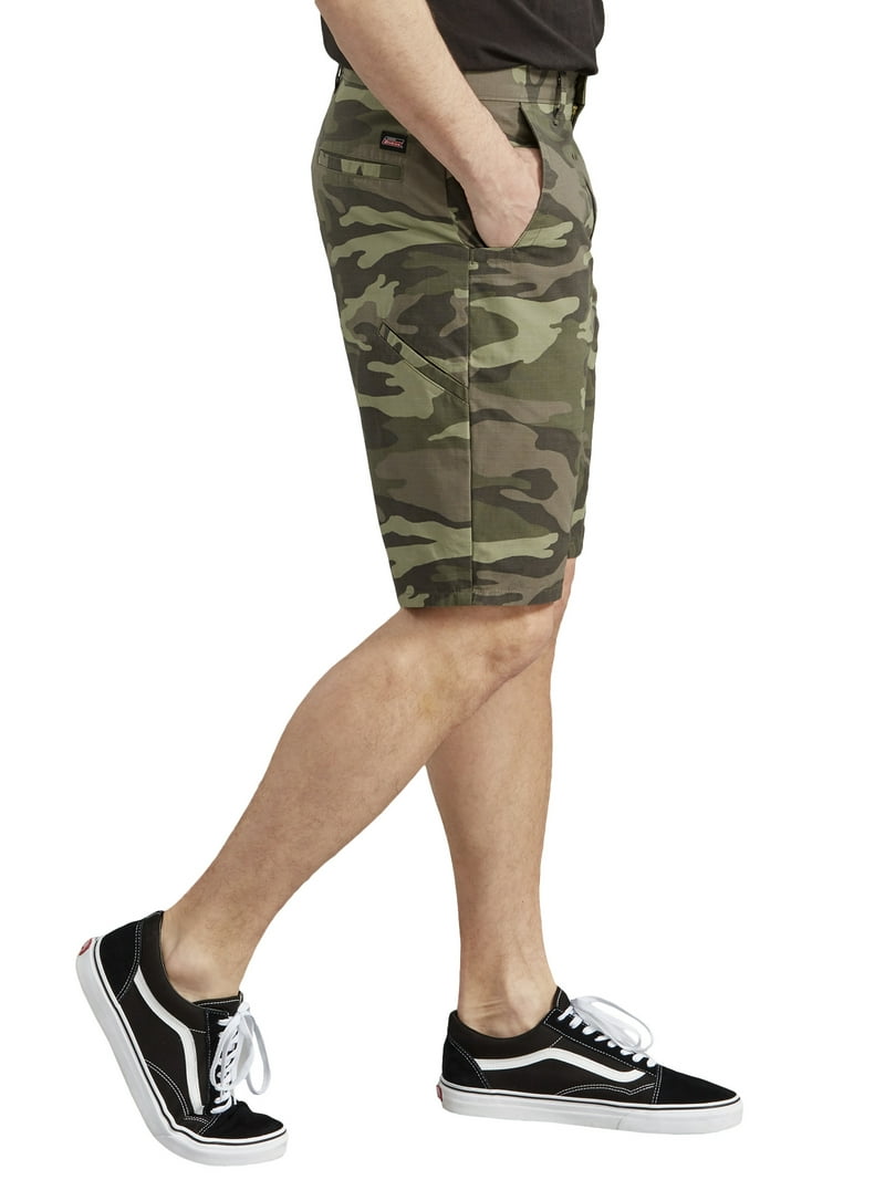 Genuine Dickies Mens 11 Inch Flex Multi-Use Ripstop Shorts Cotton