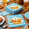 thumbnail image 4 of Oktoberfest Luncheon Napkins 20 Pack Bavarian Print Tissue for BBQ Dinner Cleanup, Absorbent Soft Paper, Practical Party Gift, 4 of 6