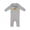 AC-Heather Grey, variant on Mommy's Little Turtle Baby Romper Coveralls