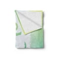 thumbnail image 2 of Nautical Soft Flannel Fleece Throw Blanket, Anchor Illustration Striped 2 Colored Background Stability Print, Cozy Plush for Indoor and Outdoor Use, 60" x 80", Green White, by Ambesonne, 2 of 5