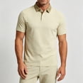 thumbnail image 3 of Rrxhxhs Golf Shirts for Men Summer Fashion Contrast Collared 2-Button Short Sleeve Leisure Thin Ice Silk Business Casual Tops,4XL, 3 of 8