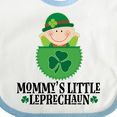 thumbnail image 4 of Inktastic Irish Mommy Little Leprechaun Boys or Girls Baby Bib, 4 of 4