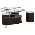 thumbnail image 5 of Buckley 3-piece Coffee Table and Stools Set Cappuccino, 5 of 9