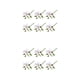 thumbnail image 1 of 6 Piezas de PVC Artificial Lilys Naiovety Decorativo Falso Adorno Blanco Rosa, 1 of 6