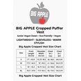 thumbnail image 4 of The Whole Shebang by Big Apple Lightweight Vegan Puffer Cropped Vest, Junior Women's, 4 of 5