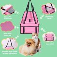 thumbnail image 3 of Asunby Dog Car Seat Booster for Small Dogs , Waterproof Foldable Pet Car Seat with Safety Leash, Sturdy PVC Frame & Storage Pocket, Anti-Collapse Travel Pet Carrier,Under 15 lbs, 3 of 11