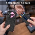 thumbnail image 6 of Dteck Case for Samsung Galaxy A15 5G with Detachable Card Holder Cover,Shockproof Rubber Kickstand Rugged Military Grade Protective Back Phone Case,Pink, 6 of 9