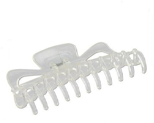 clear hair claw clips