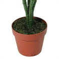 thumbnail image 3 of Northlight 47.5" Tropical Peace Lily Spathe Artificial Potted Plant - Green/White, 3 of 4