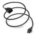 thumbnail image 1 of World Cord Sets 8 Foot IEC 60320 C20 to C15 High Temperature Equipment 15 Amp Power Cable (Black), 1 of 4