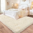 thumbnail image 2 of Shag Area Rug, Soft Fluffy Area Rugs for Living Room Bedroom Decor Carpet, Light Gray, 2 of 9