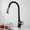 Black-chrome, variant on Kitchen Sink Faucet for Bar Farmhouse Commercial, Kitchen Swivel Romovable Faucet, Black Pull Out Down Water Saver Mixer Tap, Modern Faucets Water Tap
