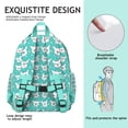 thumbnail image 5 of Esign Of Head Pug Dog Backpack for School,Cute School Bag,Schoolbag with Adjustable Shoulder Straps & Padded Back,15.25"x11.5"x5.25", 5 of 6