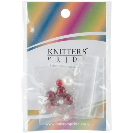 - Knitter's Pride Zooni Stitch Markers with Colored Beads (7 Pack), Amaranth, Zoon Stitch Markers W/Colored Beads 7/Pkg-Amaranth By Knitters Pride