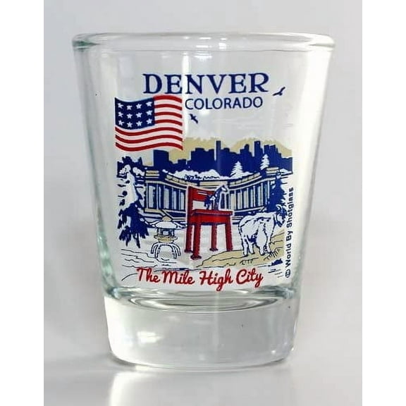 Denver Colorado Great American Cities Collection Shot Glass