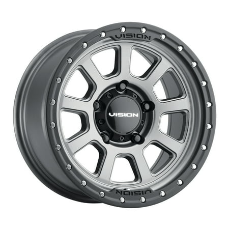 17x9 Vision 350 Ojos Satin Grey Wheel 5x4.5 (12mm)