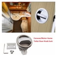 thumbnail image 4 of Serrure de Porte Ronde Mini Intégrée pour Caravane Véhicule Récréatif Remorque Armoire Tiroir Comptoir Accessoires RV, Installation Facile, 4 of 6