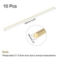 thumbnail image 2 of Unique Bargains 4mm Diameter 350mm Length Brass Solid Round Rod for DIY Craft 10pack, 2 of 4