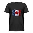 thumbnail image 3 of Pisexur T-shirts pour Hommes, Imprimé Col Rond Mode Décontractée Manches Courtes Blouses Col Rond Chemises Noires, L Chemises de Golf Hommes & Chemises Hommes, 3 of 6