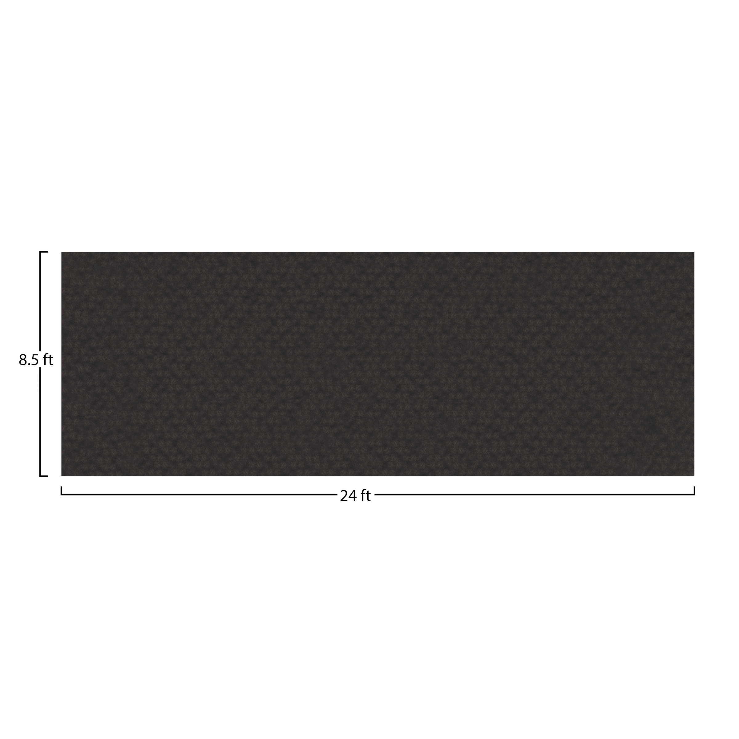 G-Floor Drip & Dry Indoor Outdoor Absorbent Floor Mat (8.5' x 24') in Grey