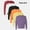 Mixed 6 Color, variant on Comfort Colors - Garment-Dyed Heavyweight Long Sleeve T-Shirt | 6.1 Oz, 100% cotton Assorted Tees, Taped neck Bulk T-Shirts, Mixed Color - pack of 6 Tee, | Size- L