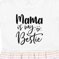 thumbnail image 4 of Inktastic Mama is My Bestie Girls Toddler Dress, 4 of 5