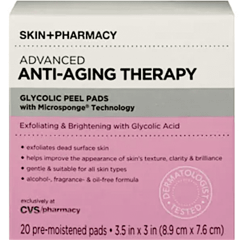 skin script glycolic and retinol pads walmart