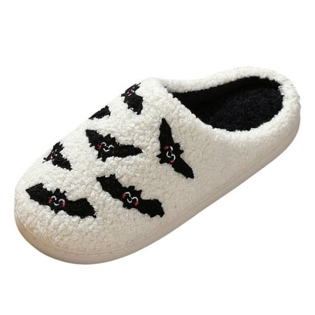 

Jungdeepe Couples Men Women On Furry Flat Home Winter Round Toe Keep Warm Cartoon Prints Slippers Shoes Slipper Boots for Women Indoor Tall Cute Slide Sandals Women Wedge Slide Sandals for Women Women