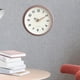 thumbnail image 1 of Reloj de pared Macarena 25 cm Decorativo Minimalista Números grandes Marrón, 1 of 8