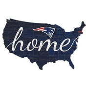 New England Patriots 18'' x 18'' USA Shape Cutout Sign