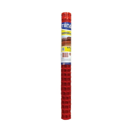 UPC: 0010515999041 | Tenax Guardian Economy Warning Barrier 4-ft x 50-ft Orange