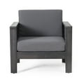 thumbnail image 7 of Michelle Acacia Wood Outdoor Club Chairs with Cushions, Dark Gray, 7 of 7