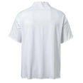 thumbnail image 4 of YLSDY Solid Color T-Shirts for Men 2025 Summer Short Sleeve Mock Neck Basic Tees Shirts Comfortable Tshirts Blouse Tops White M, 4 of 4