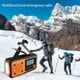 thumbnail image 5 of Radio de emergencia solar digital Radio de alerta meteorológica con manivela de 4000 mAh (versión de la UE) WDOplteas Para estrenar, 5 of 9